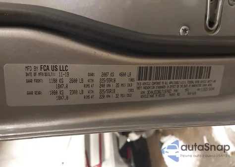 2020 Jeep Compass Limited 4X4 from USA, damaged, VIN 3C4NJDCB6LT157031